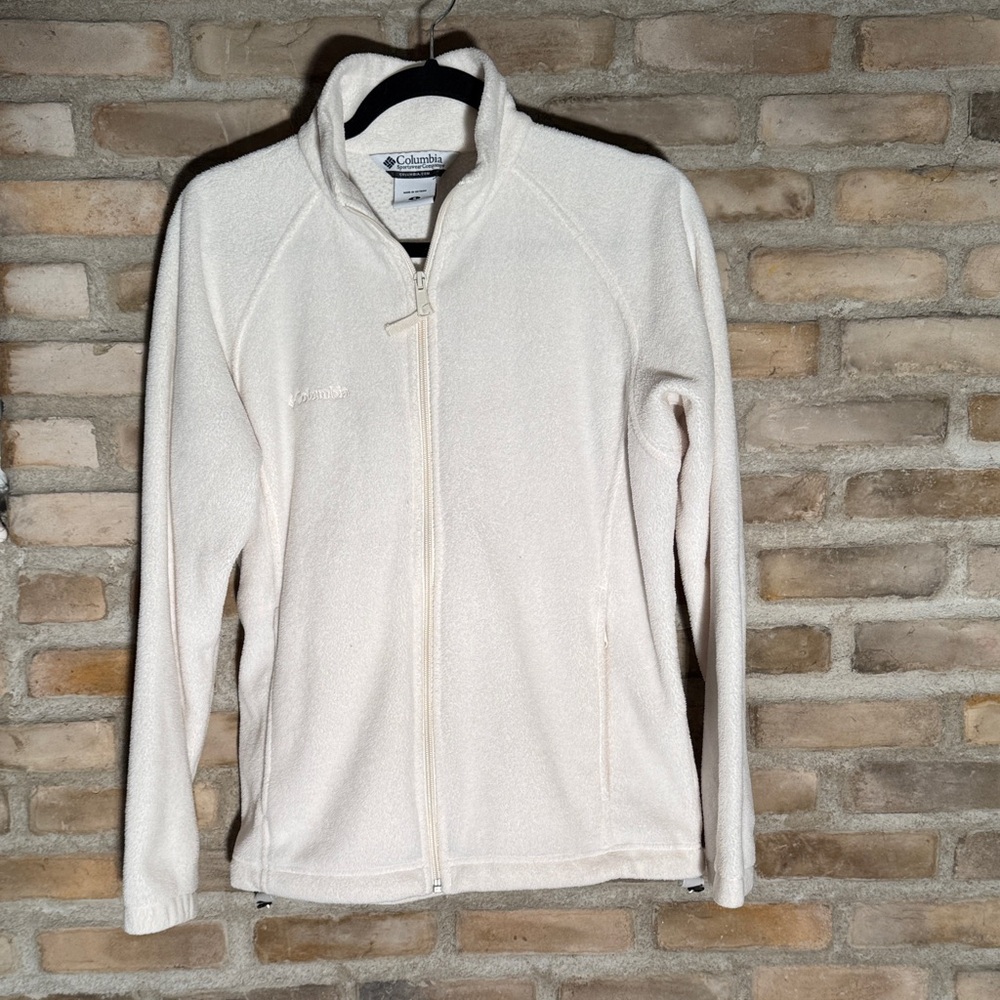 Columbia Ivory Full-Zip Fleece Jacket